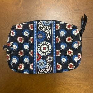 Vera Bradley 100% Cotton Night Owl Design Cosmetic/Toiletry Bag